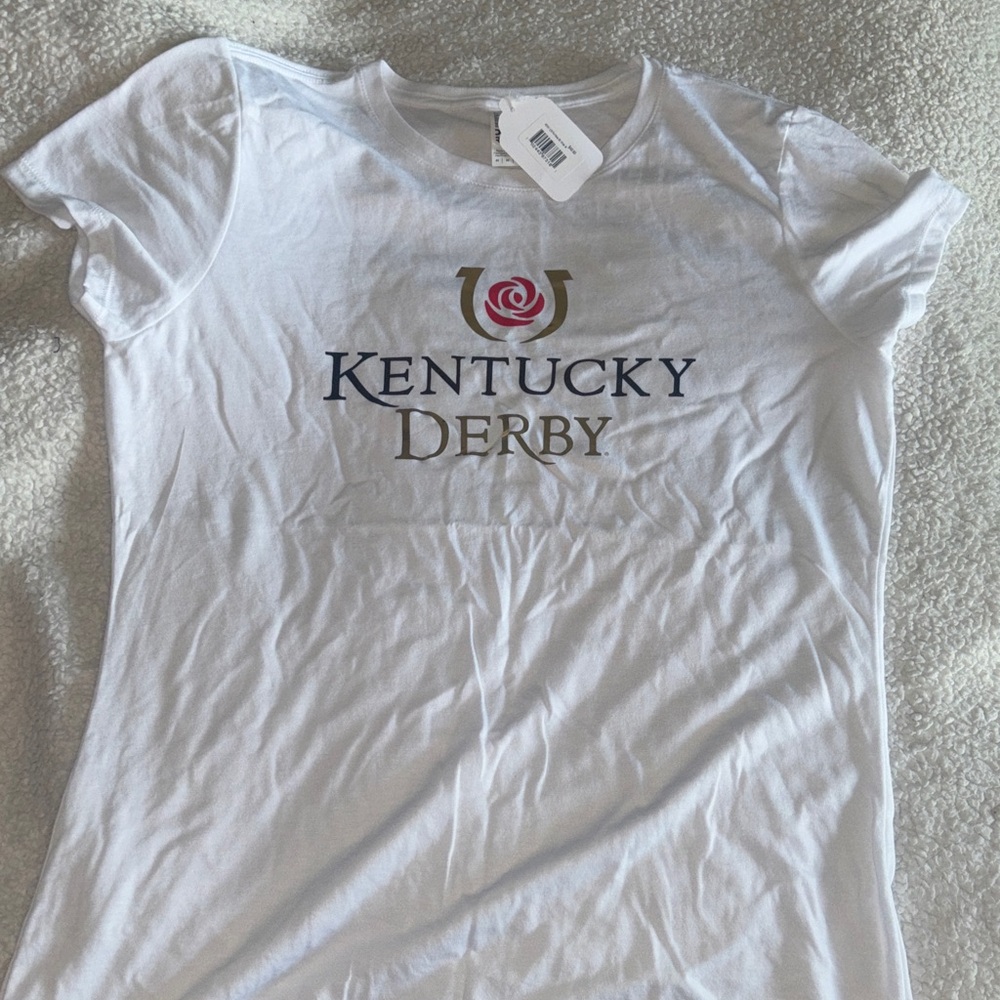 Kentucky Derby White T-Shirt